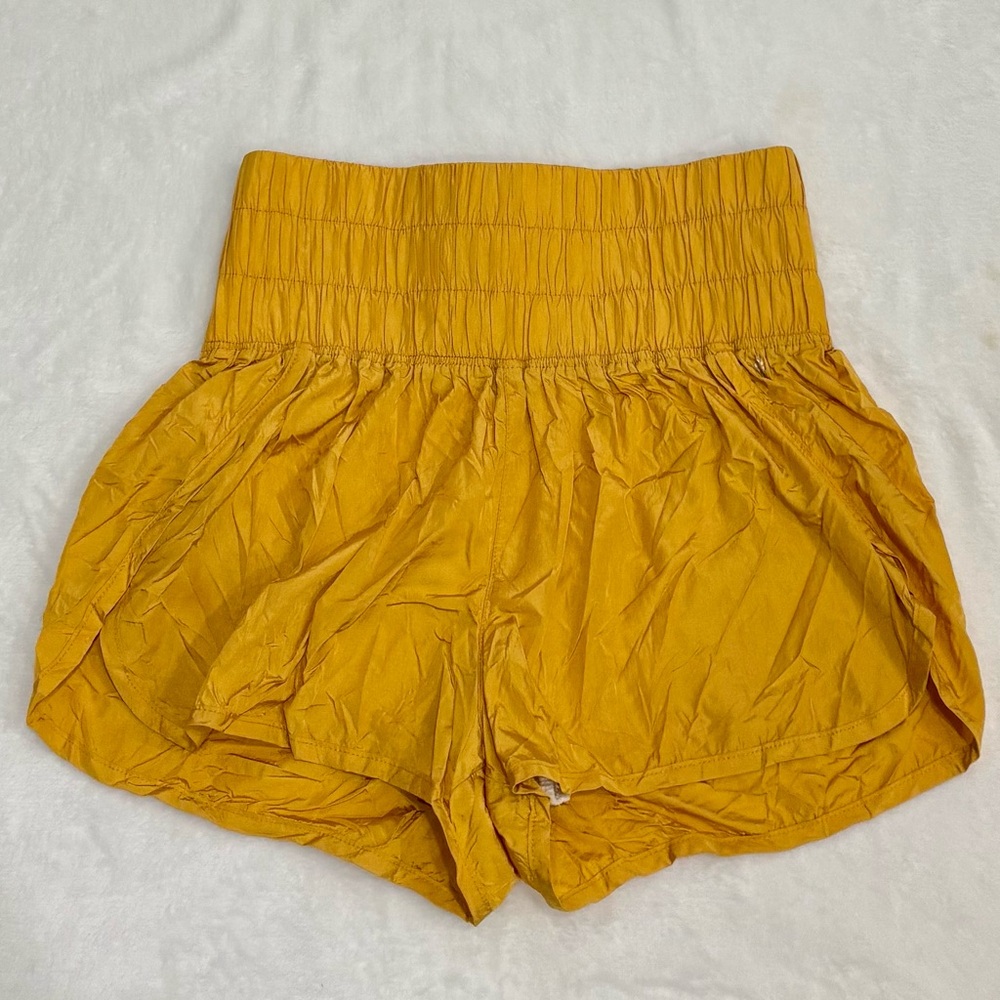 FP Movement by Free People gold The way home‎ High Waist Shorts size medium